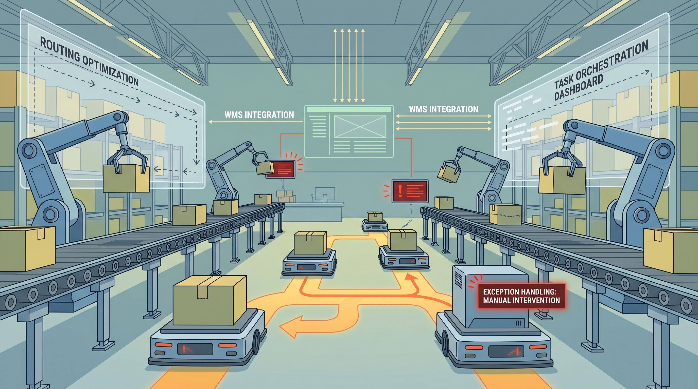 Warehouse Robotics Is Shifting from Better Arms to Better Orchestration Software