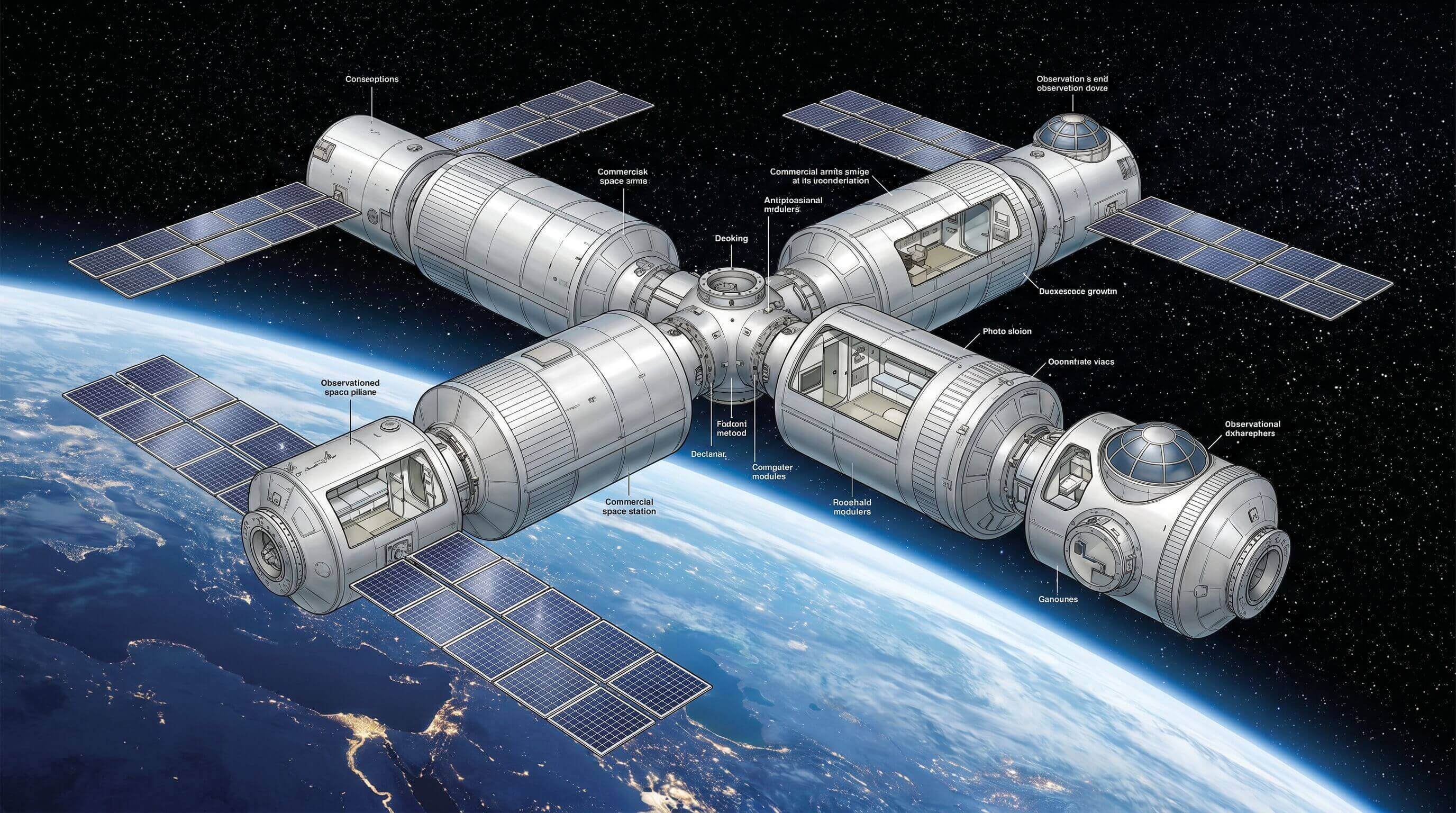 Commercial space stations are under construction — and the ISS retirement clock is already running