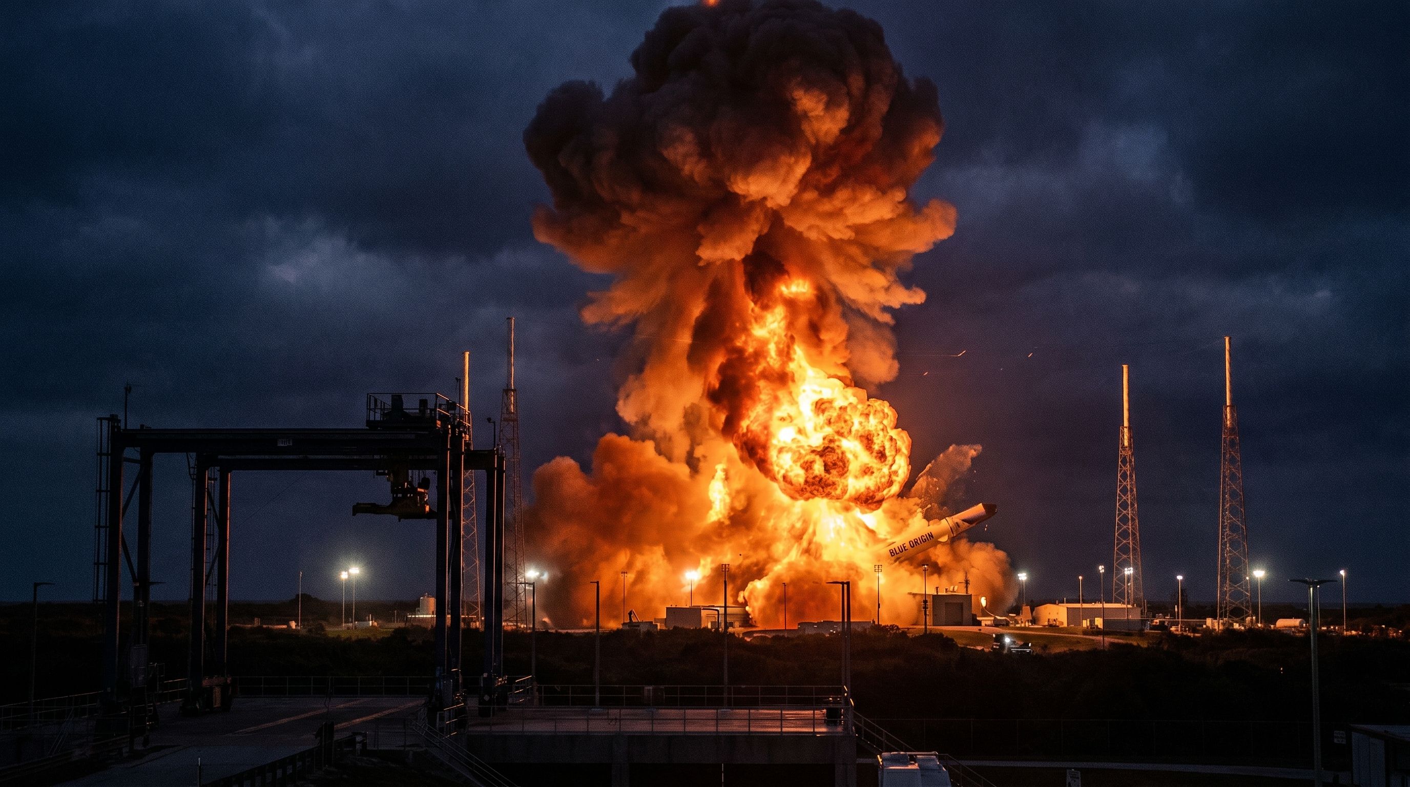 Blue Origin's New Glenn Rocket Destroyed in On-Pad Explosion at Cape Canaveral