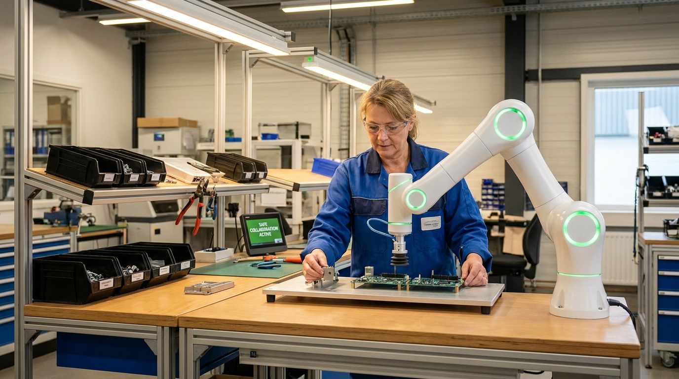 How Cobots Are Bringing Automation to Small Manufacturers — and What a $35K Robot Arm Actually Does