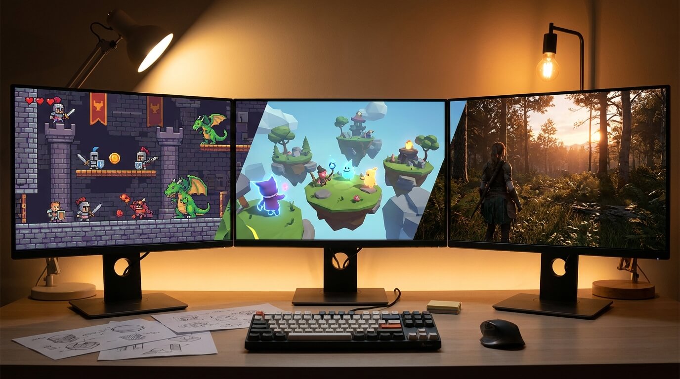 Godot Gained, Unity Recovered, Unreal Held: Where Game Developers Are Building in 2026