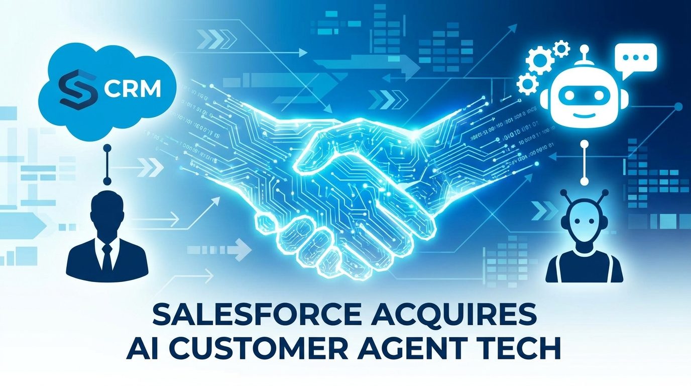 Salesforce Pays $3.6 Billion for Fin, the AI Agent That Replaced Intercom