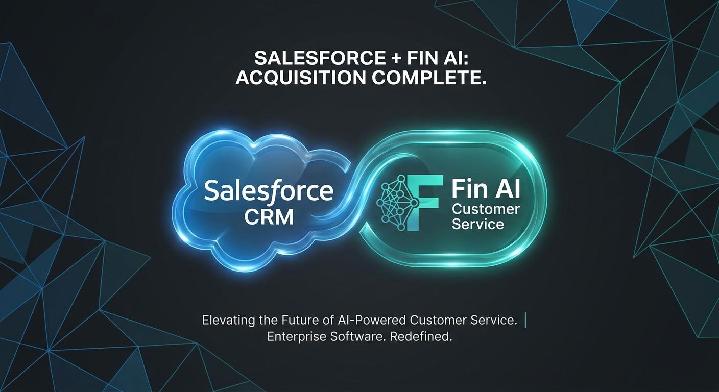 Salesforce acquires Fin for $3.6 billion to embed AI customer service agents into Agentforce