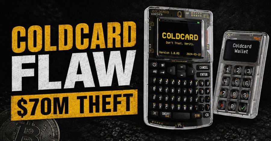 Coldcard hardware wallet RNG flaw enabled $88 million Bitcoin theft across 4,585 addresses