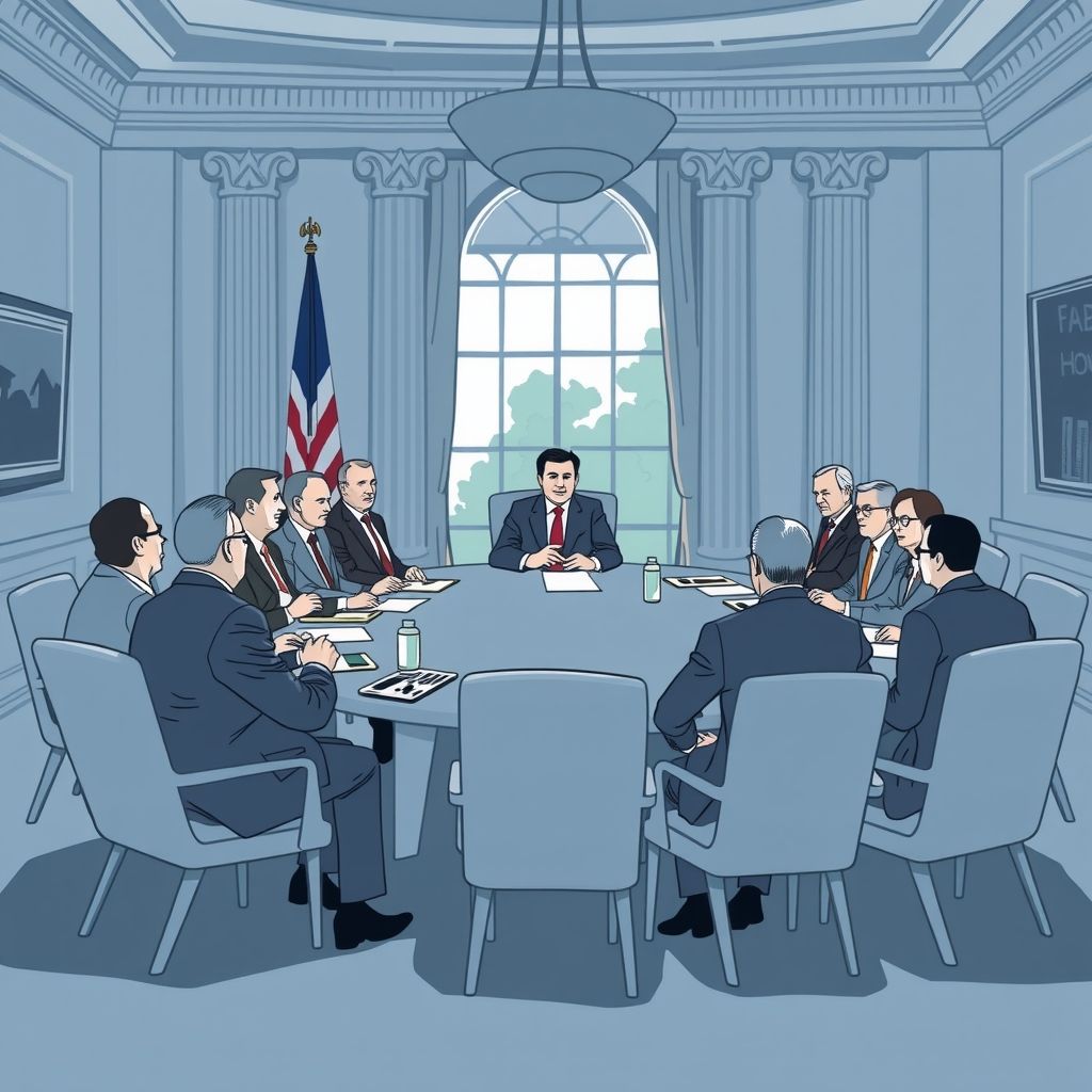 Trump and Johnson convene White House AI summit with top tech CEOs